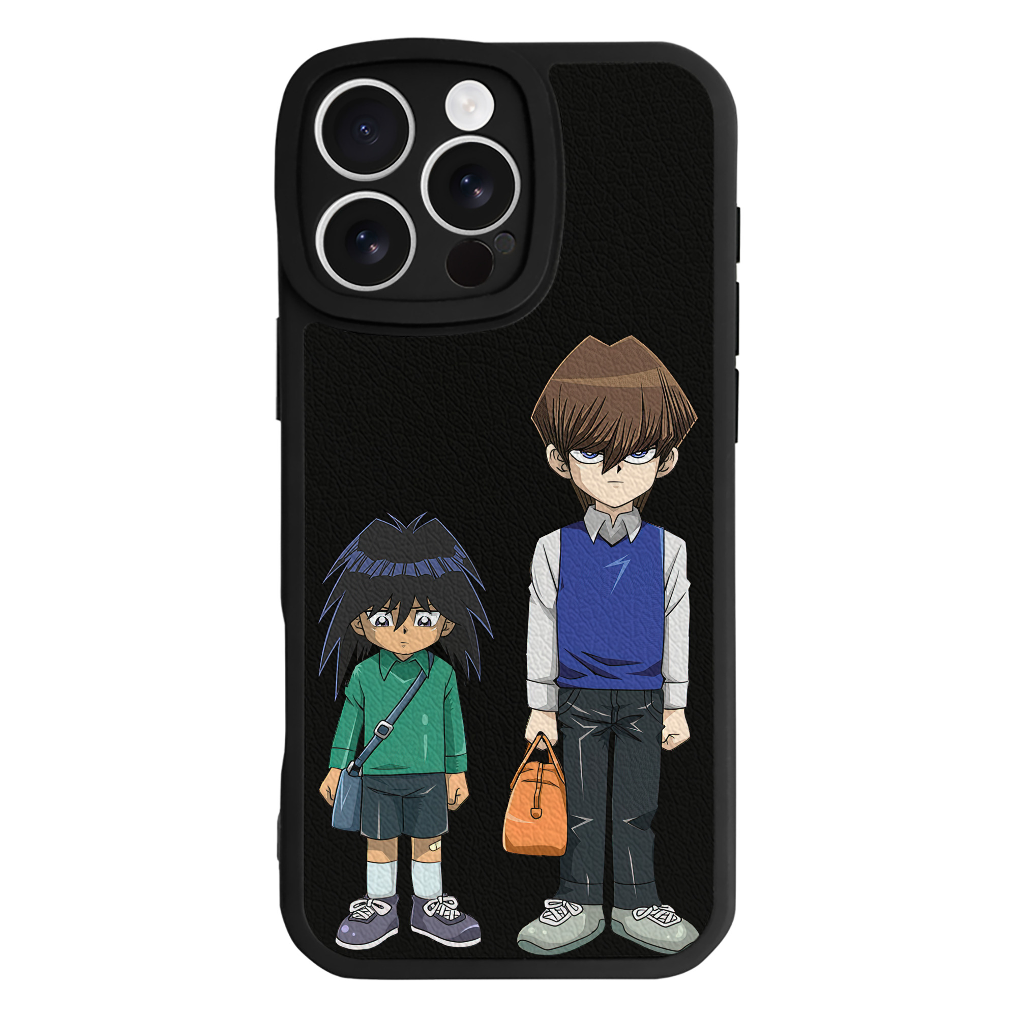 遊☆戯☆王 Yu-Gi-Oh! 【iPhone 16シリーズ対応】シリコンスマホケース（レザー調） 材質：シリコン